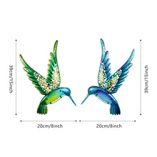 Load image into Gallery viewer, Iron Hummingbird Wall Decor