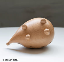 Load image into Gallery viewer, Wooden Hedgehog Pen Holder