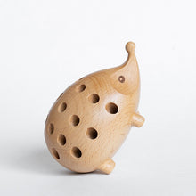 Load image into Gallery viewer, Wooden Hedgehog Pen Holder
