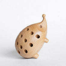 Load image into Gallery viewer, Wooden Hedgehog Pen Holder