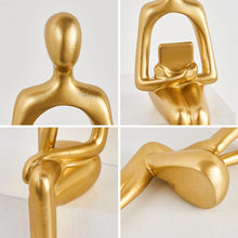 Load image into Gallery viewer, Abstract Bookshelf Decor Figurines