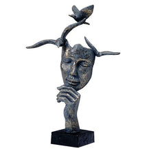 Load image into Gallery viewer, Abstract Retro Thinker Sculpture