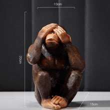 Load image into Gallery viewer, Wild Three Wise Monkeys
