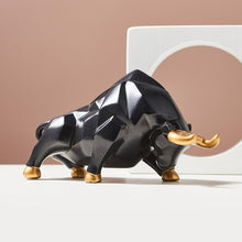 Load image into Gallery viewer, Geometric Bull Figurines