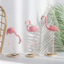 Load image into Gallery viewer, Pink Flamingo Figurine
