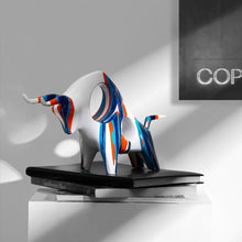 Load image into Gallery viewer, Street Graffiti Bull Sculptures