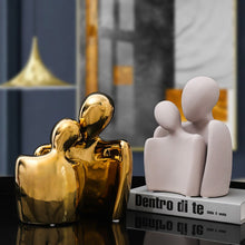 Load image into Gallery viewer, Abstract Ceramic Lover Statues