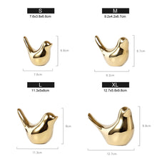 Load image into Gallery viewer, Golden Bird Figurine