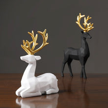 Load image into Gallery viewer, Geometric Reindeer Sculptures