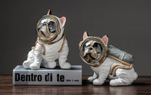 Load image into Gallery viewer, Space Bulldog Astronaut Figurines