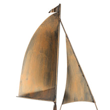 Load image into Gallery viewer, Metal Sailboat Wine Holder