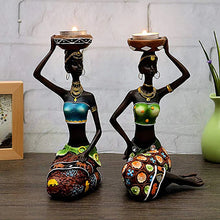 Load image into Gallery viewer, Tribal African Candle Holder