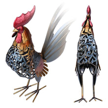 Load image into Gallery viewer, Iron Rooster Sculpture