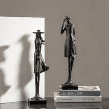 Load image into Gallery viewer, Classic Lady and Gentleman Sculpture