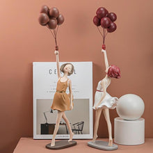 Load image into Gallery viewer, Exquisite Girl with Flying Balloon