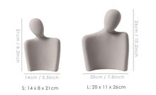 Load image into Gallery viewer, Abstract Ceramic Lover Statues