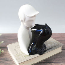 Load image into Gallery viewer, Ceramic Abstract Couple Ornament