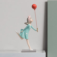 Load image into Gallery viewer, Retro Style Girl With Balloons
