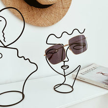 Load image into Gallery viewer, Abstract Face Ornament Decor