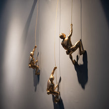 Load image into Gallery viewer, Retro Mountain Climbing Figurines