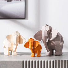 Load image into Gallery viewer, Modern Geometric Elephant Sculpture