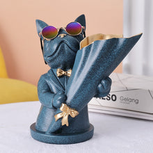 Load image into Gallery viewer, Cool Frenchie Statue Vase