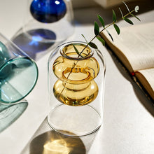 Load image into Gallery viewer, Nordic Dual Color Transparent Vase