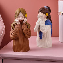 Load image into Gallery viewer, Modern Sweater Girl Figurines