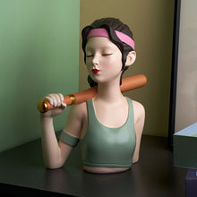 Load image into Gallery viewer, Tenacious Girl Sculpture Decor