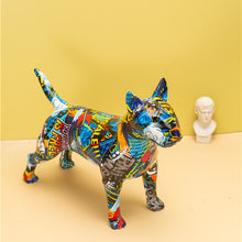 Load image into Gallery viewer, Graffiti Bull Terrier Statuette