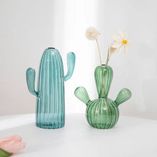 Load image into Gallery viewer, Cactus Glass Vase