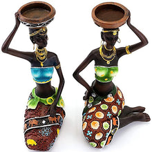 Load image into Gallery viewer, Tribal African Candle Holder
