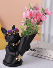 Load image into Gallery viewer, Cool Frenchie Statue Vase