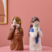 Load image into Gallery viewer, Modern Sweater Girl Figurines