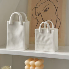 Load image into Gallery viewer, Ceramic Bag Shaped Vase