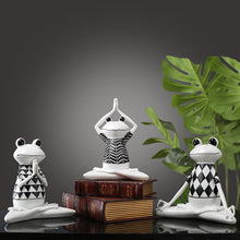 Load image into Gallery viewer, Yoga Frog Sculpture