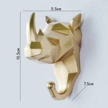 Load image into Gallery viewer, Geometric Wildlife Wall Hook