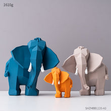 Load image into Gallery viewer, Modern Geometric Elephant Sculpture