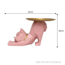 Load image into Gallery viewer, Geometric Cat Key Tray