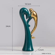 Load image into Gallery viewer, Ceramic Abstract Spiral Decor