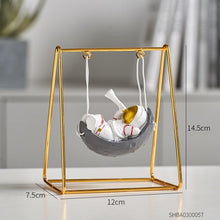 Load image into Gallery viewer, Astronaut Riding a Swing