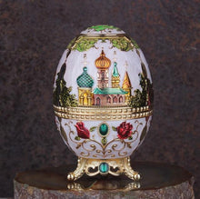 Load image into Gallery viewer, Vintage Faberge Egg Toothpick Holders Toothpick Holders Lora Secret Store White Cathedral 
