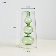 Load image into Gallery viewer, Nordic Dual Color Transparent Vase