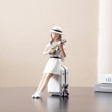 Load image into Gallery viewer, Summer Travel Girls Figurine