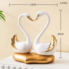 Load image into Gallery viewer, Love Swans Decorative Figurine