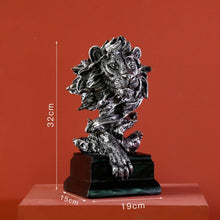 Load image into Gallery viewer, Nordic Lion Statue