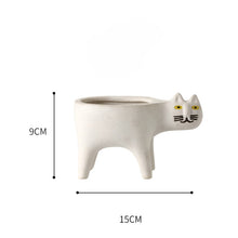 Load image into Gallery viewer, Animated Cat Ceramic Vase