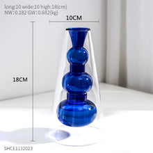 Load image into Gallery viewer, Nordic Dual Color Transparent Vase