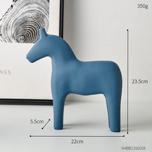 Load image into Gallery viewer, Wooden Minimalist Horse Figurine