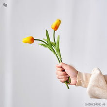 Load image into Gallery viewer, Golden Glass Tube Vase